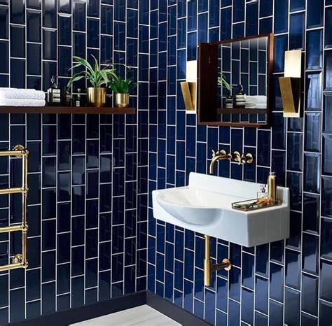 navy blue panels|dark blue bathroom wall panels.